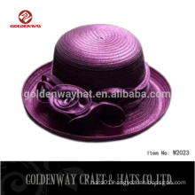 lady wholesale colorful bucket hat with flower